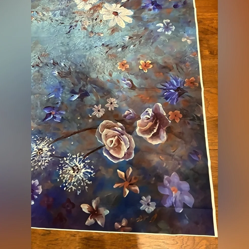 5’ x 7’ HUGE WALL FABRIC LIVE SHOW BACKDROP PICTURE PROPS FLORAL BUTTERFLY NEW
